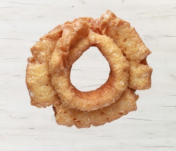 Old Fashioned Doughnut - Available toppings in chocolate or vanilla