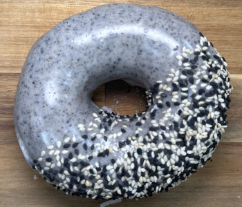 Black Sesame Doughnut Black Sesame Doughnut